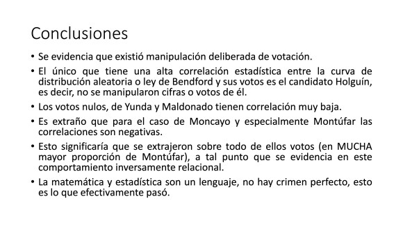 Análisis AMPLIADO probabilidad FRAUDE electoral – Elecciones Alcalde UIO 2019 35