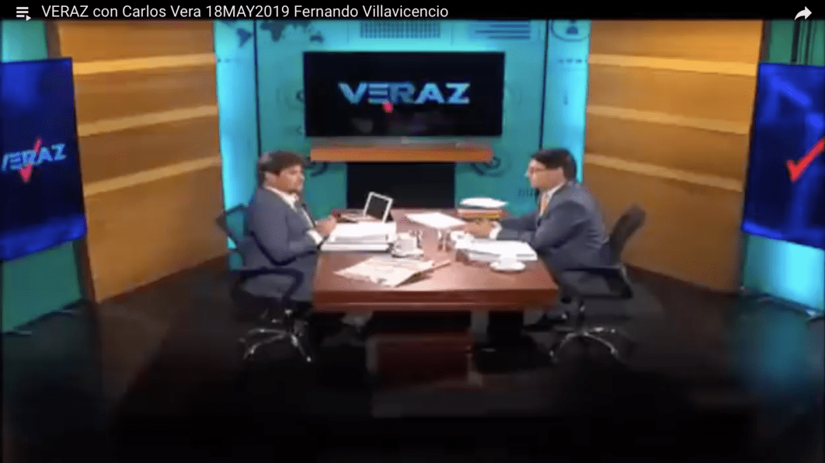 replica de Fernando Villavicencio