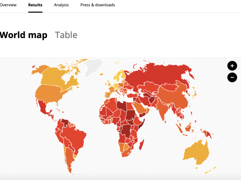 TRANSPARENCIA INTENACIONAL: el mundo corrupto del&nbsp;2019