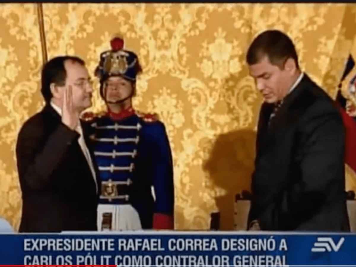 CARLOS POLIT FORMALMENTE PROCESADO EN&nbsp;EEUU